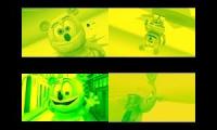 Gummy Bear Song HD (Four Yellow & Green Versions at Once)