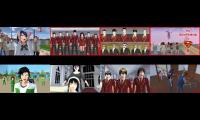 Sakura School Simlautor 8 Mashup