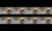 JCB loading stylish video Backhoe loader/watch hours