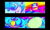 Gummy Bear Song HD (Four Trippy Rainbow & Negative Versions at Once) (Fixed)