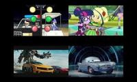 Regular Show Equestria Girls Transformers And Cars 2 Race Battle