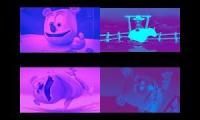 Gummy Bear Song HD (Four Blue & Purple & Backwards Versions at Once)