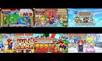 All Paper Mario games mashup 2000-present