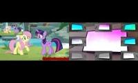 Sparta Extended Tech Remix 2parison (Fluttershy VS Hulu)