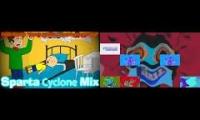 sparta cyclone remix mashup