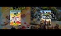 Two Double Full Length Nickelodeon Movies Productions: Good Burger & TMNT: Out of the Shadows