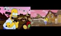 simpsons - the land of chocolate comparison