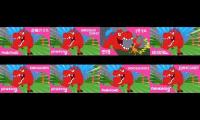 Pinkfong - Tyrannosaurus Rex but 8 languages combined