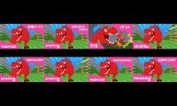 Pinkfong - Tyrannosaurus Rex but 8 languages combined