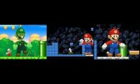 Thumbnail of New Super Mario Bros Mario vs Luigi local player mode 2 players