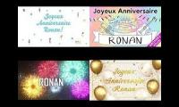 ♫ Joyeux Anniversaire Ronan! ♫