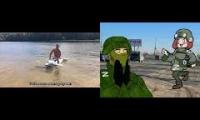 Thumbnail of delusional russian man sing song of people directly from black sea RUSSIA STRONG UKRAINE WE WAR YOU
