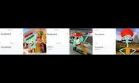 Squidward In Different Languages Meme Threeparison
