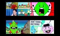 The Scream Contents Superparison to SB & BFDI reupload
