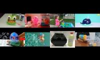 Burbujas animales mar y maquinas 8 videos