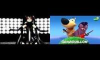 Pétunia et Grabouillon dans la chanson de Sweet Devil