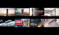 Thumbnail of Starship launch mashup