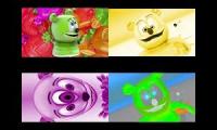 Gummy Bear Song HD (Four Deep Voice Versions at Once)