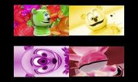 Gummy Bear Song HD (Four Deep Voice Versions at Once) (Fixed)