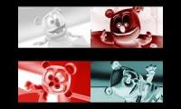 Gummy Bear Song HD (Four High & Low Pitch Versions at Once)