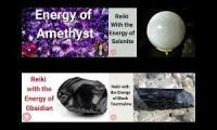 Thumbnail of Amethyst Obsidian Tourmaline Selenite