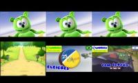 6 gummy bear parison song long hd