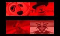 Gummy Bear Song HD (Four Red Versions at Once)