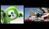 gummy bear vs crazy frog