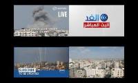 Thumbnail of Israel/Gaza livestreams x4
