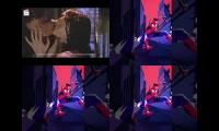 Spiderman kisses Mary Jane 