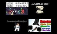Alphabet lore ending languages  played same time 8 videos