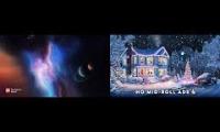 Thumbnail of Snowy Christmas Night Above The Spiritual Angelic Sky