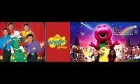 The Wiggles Movie (1997) 16.9 Widescreen Remastered + Barney’s Great Adventure: The Movie (1998): 2