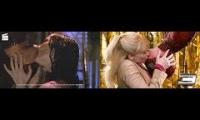 Spiderman kissing Mary Jane & Gwen Stacy