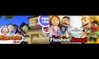 the garfield show my cousin petunia and SML Movie: Flushed Away!