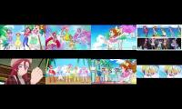 tropical rouge precure op mashup
