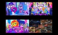 The 1st Three My Little Pony Equestria Girls Movies With Cars 2 Full Game With 3 And 4 Players