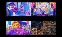 The 1st Three My Little Pony Equestria Girls Movies With Cars 2 Full Game With 3 And 4 Players