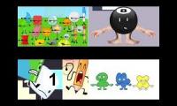 ALL BFDI EPISODES AT ONCE (SUPER EARRAPE) (BFDI,BFDIA,IDFB,BFB)