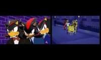 Shadow, DIO, Mr. Krabs and Spongebob be Ballin