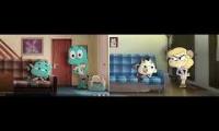 Mom angry much the Amazing World of Gumball vs the Incredible World of Chi-Chi