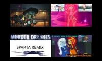 Thumbnail of My Favorite Sparta Remixes Quadparison (A.K.A SD N Vs SS Sparta Quadparison)