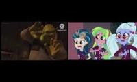 Thumbnail of Shrek the Halls (2007) (2010 Alternate Ending) + MLP:EG Friendship Games Midnight Sparkle Remix