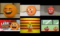 The annoying orange (hey apple!) realistic vs animation vs 3 Legos vs Go animate