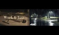 Thumbnail of Work and Study Jazz Tidur Sempurna dengan suara hujan lebat