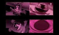 Gummy Bear Song HD (Four Pink & Black Versions at Once) (Fixed)
