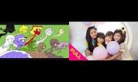 The L-ementals and Twirlin Rintantan