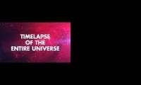 Timelapse of the future linked to of the entire universe