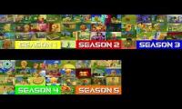 5 Seasons from Rolie Polie Olie (65 episodes played at the same time)