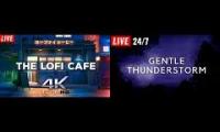 Rain and some Café lofi at the same time